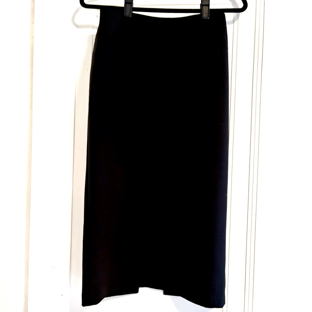 French Connection | Mid Calf Black Pencil Skirt Y2K